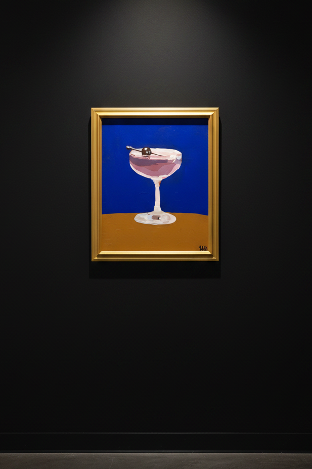 Aviation Cocktail Painting