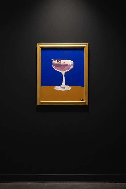 Aviation Cocktail Painting
