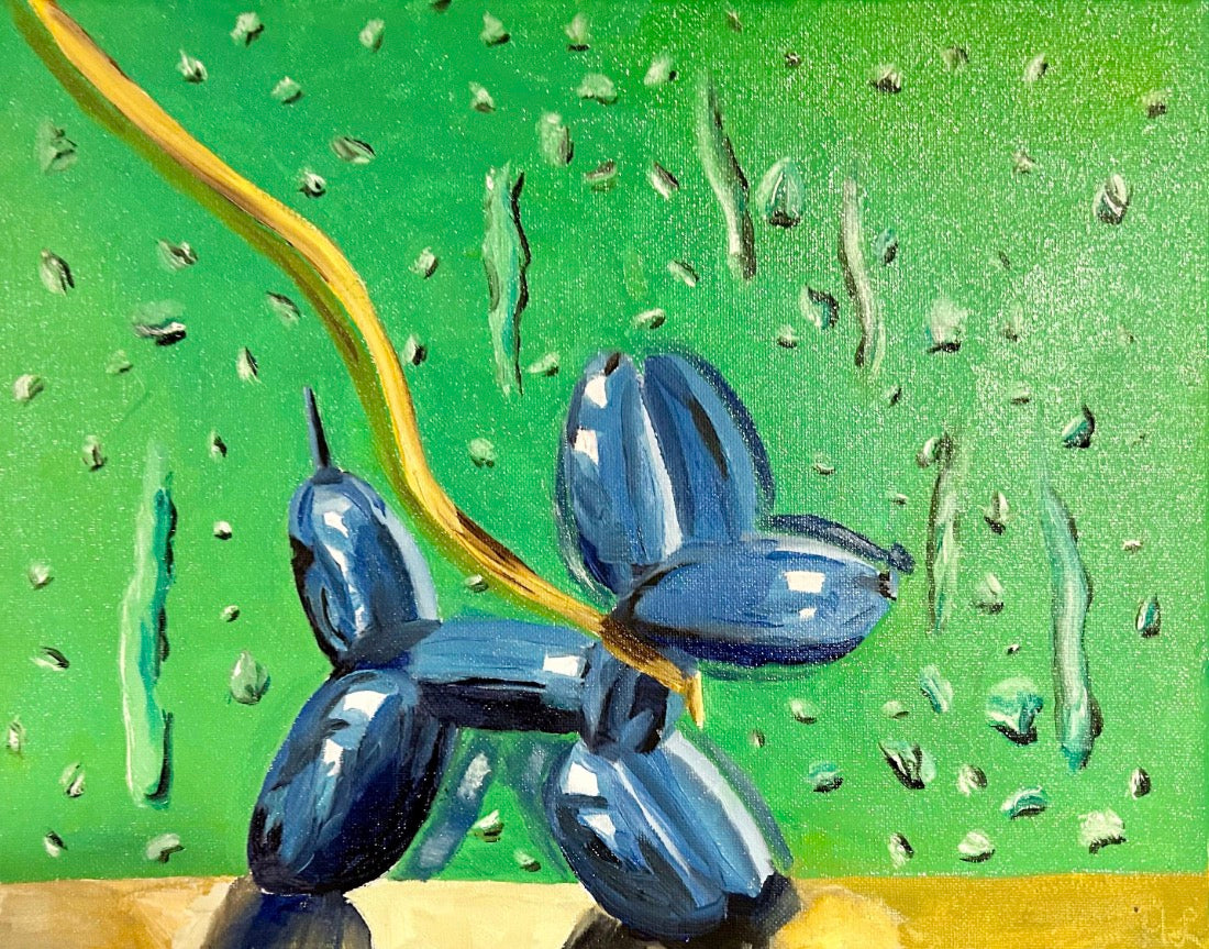 Balloon Dog Original Painting